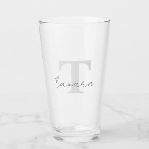 Verre à pinte personnalisé de 16 oz avec votre nom