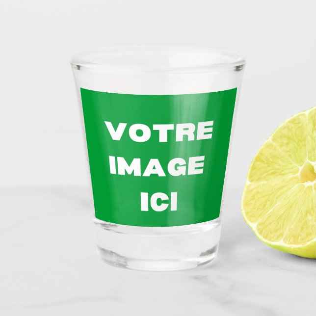 verre à shooter - Votre image ici - (Devant)