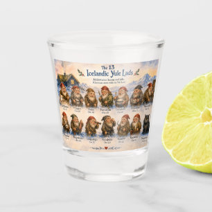 Verre A Shot 13 lutins islandais de Noël en Islande