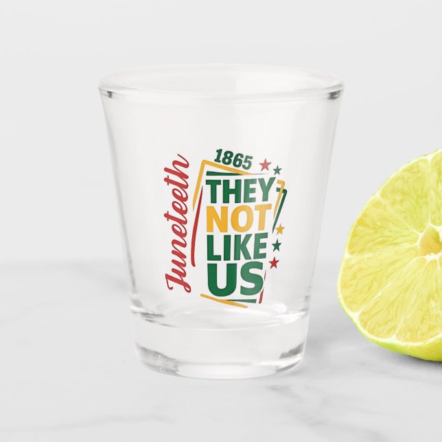 Verre A Shot 1865, 1865, Histoire noire (Devant)