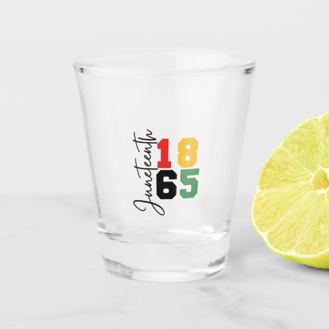Verre A Shot 1865 Le Véritable Jour de l'Indépendance (Devant)