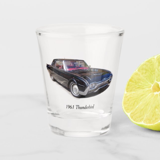 Verre A Shot 1961 Thunderbird shot glass (Devant)