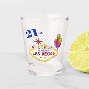 Verre A Shot 21e anniversaire Las Vegas
