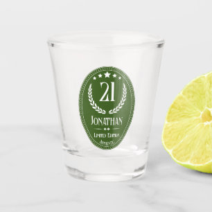 Verre A Shot 21e Anniversaire vintage Pour Hommes Edition Limit