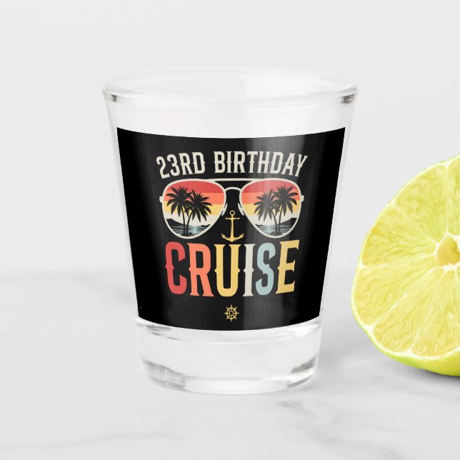 Verre A Shot 23RD Birthday Cruise Family Matching (Devant)