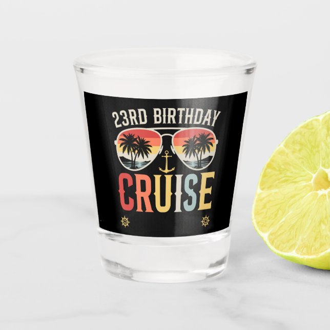 Verre A Shot 23RD Birthday Cruise Family Matching (Devant)