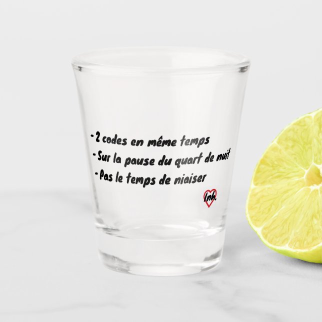 Verre A Shot 2 codes en même temps (Devant)