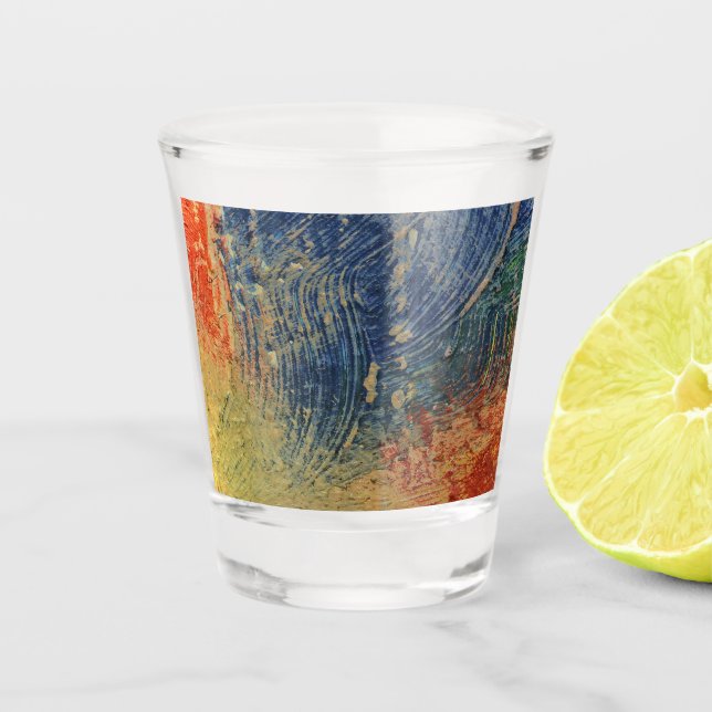 Verre A Shot 3 couleurs de peinture (Devant)