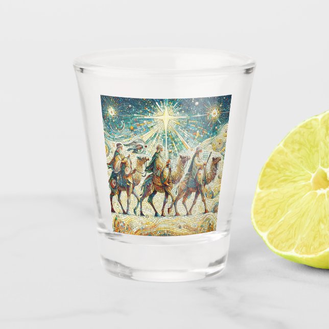 Verre A Shot 3 hommes sages (Devant)