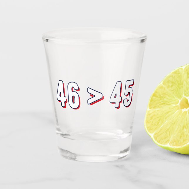 Verre A Shot 46 > 45 - Trump perdu Biden II (Devant)