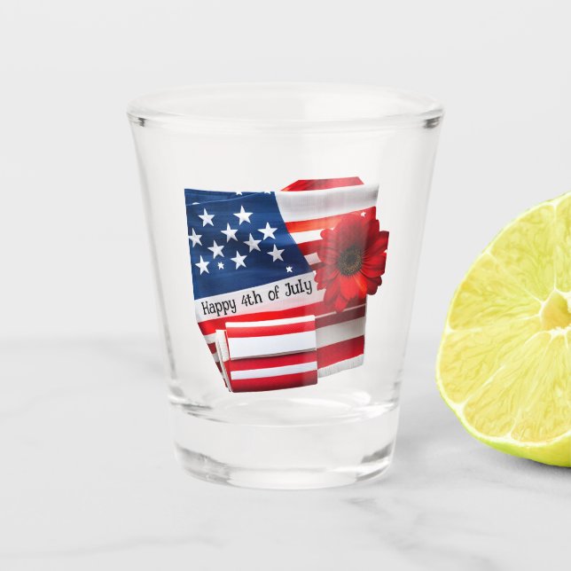 Verre A Shot 4 juillet (Devant)