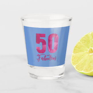 Verre A Shot 50 Et Fabuleux 55e anniversaire B Jour