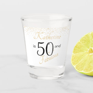 Verre A Shot 50 et Fabulous White Gold 50e anniversaire