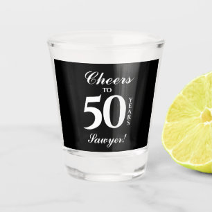 Verre A Shot 50e anniversaire Personnalisé