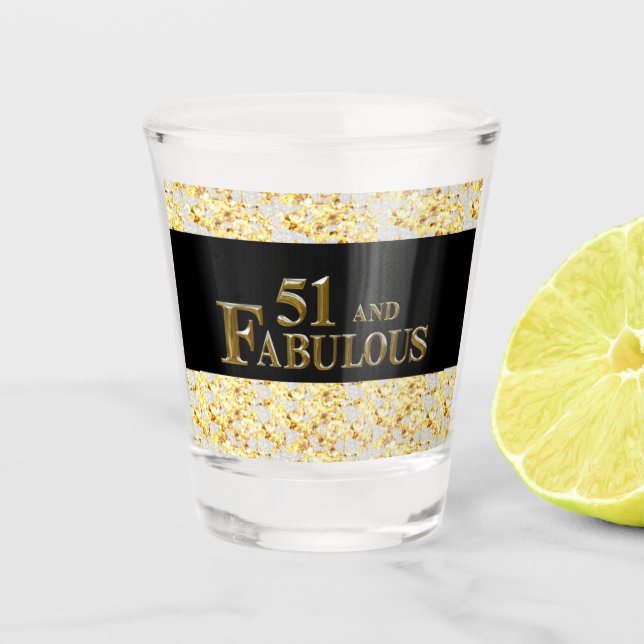 Verre A Shot 51e anniversaire  (Devant)