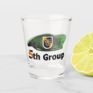 Verre A Shot 5ème Vétéran de bérets verts de groupe de forc