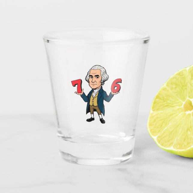 Verre A Shot 67 George Washington 7-6 Six Sept Mème 67 (Devant)