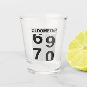 Verre A Shot 70e anniversaire Oldomètre