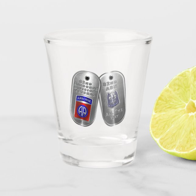 Verre A Shot 82e division aéroportée (Devant)