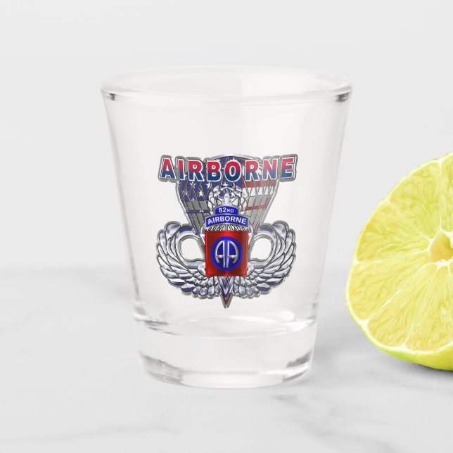 Verre A Shot 82e division aéroportée (Devant)