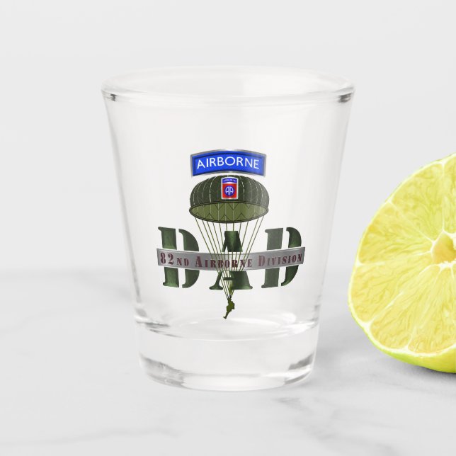 Verre A Shot 82e Division aéroportée DAD (Devant)