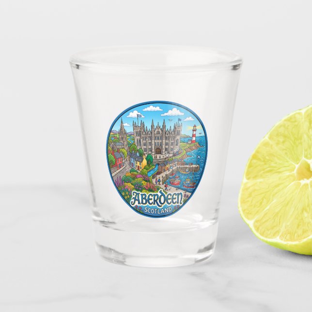Verre A Shot Aberdeen Écosse (Devant)