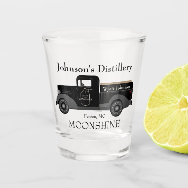 Verre A Shot Accueil Bar Fun Moonshine Shot Glass (Devant)