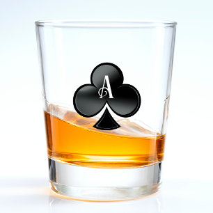 Verre A Shot Ace of Clubs Casino Deck of Playing Cards