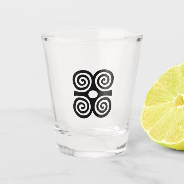 Verre A Shot Adinkra (Devant)