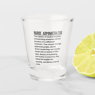 Verre A Shot Administrateur infirmier