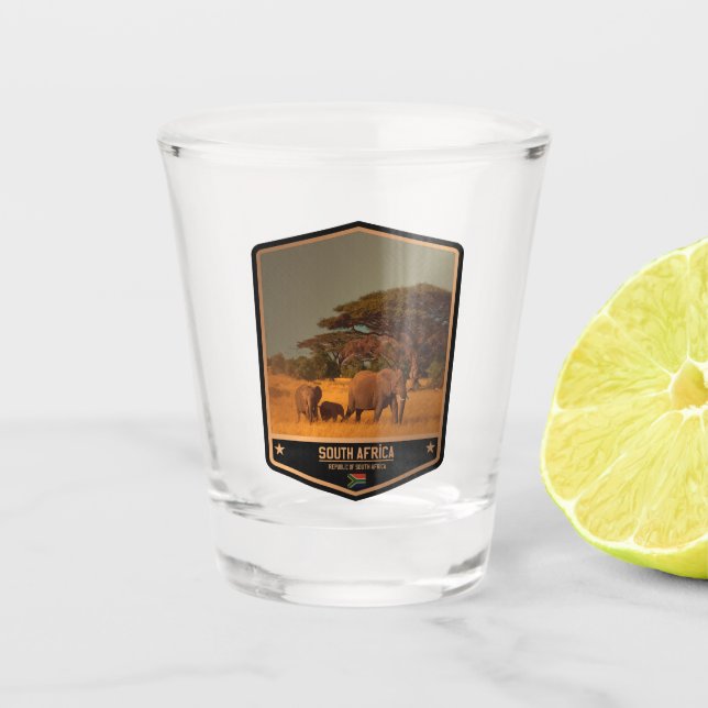 Verre A Shot Afrique du Sud (Devant)