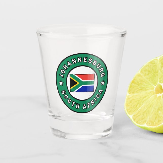 Verre A Shot Afrique du Sud de Johannesburg (Devant)