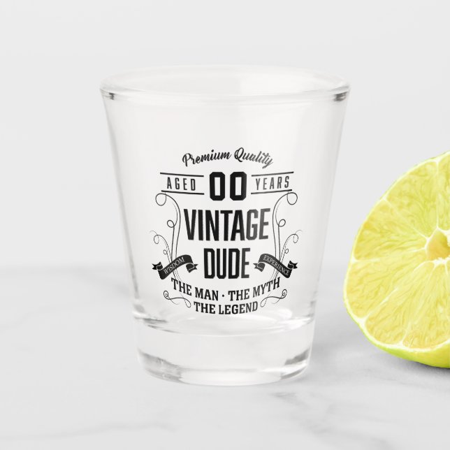 Verre A Shot Âge Vintage des Duds (Devant)