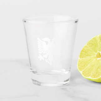 Verre A Shot Aigle blanc albanais