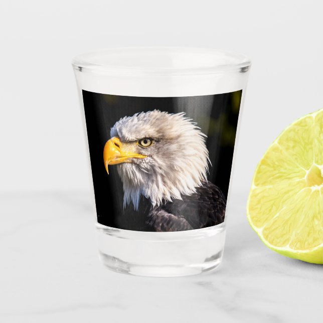 Verre A Shot Aigle de Bald (Devant)