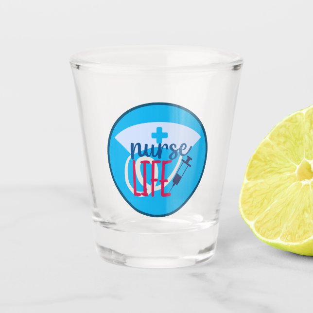 Verre A Shot Aiguille de Vie d'Infirmière  (Devant)