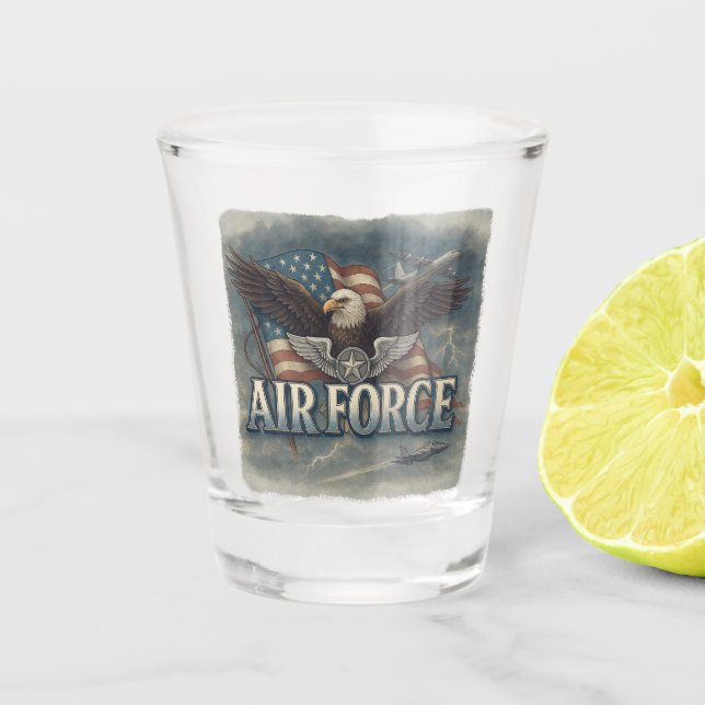 Verre A Shot Air Force (USAF) (Devant)