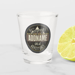 Verre A Shot AJOUT Personnalisé Family Camp Trip Camping Réunio