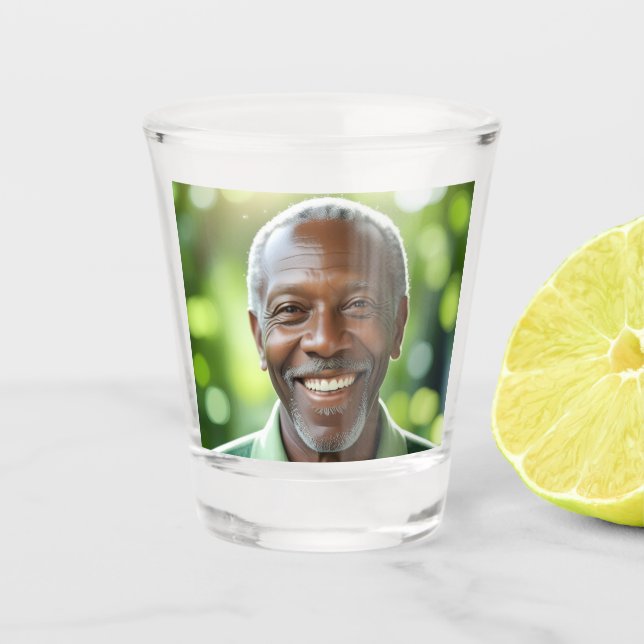 Verre A Shot Ajoutez votre propre photo (Devant)