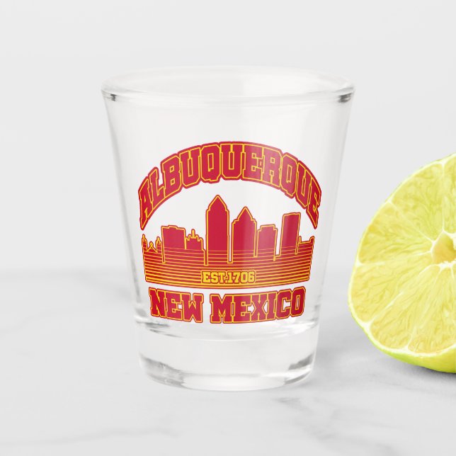 Verre A Shot Albuquerque, Nouveau-Mexique (Devant)