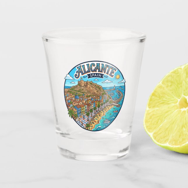 Verre A Shot Alicante, Espagne Espagne (Devant)