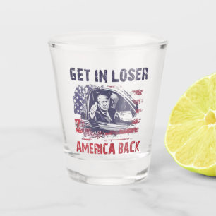 Verre A Shot Allez les perdants, on reprend l'Amérique à Trump