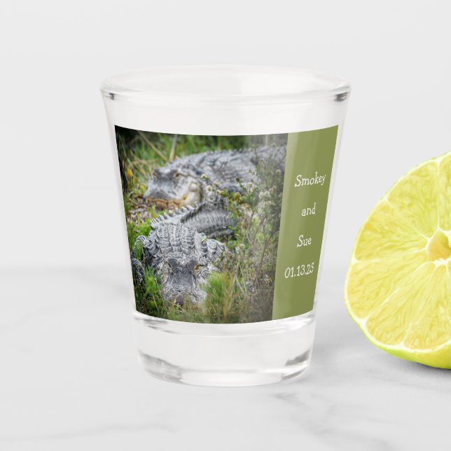 Verre A Shot Alligator "Fierce Couple" (Devant)