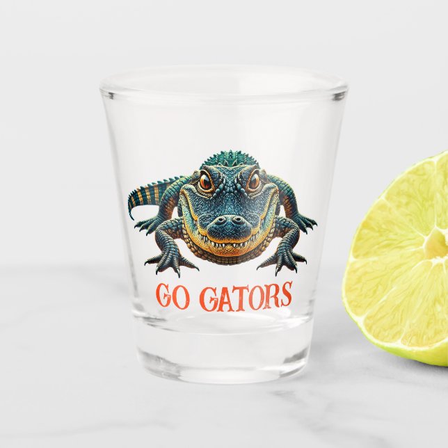 Verre A Shot Alligator - Go Gators (Devant)