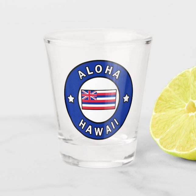 Verre A Shot Aloha Hawaii (Devant)