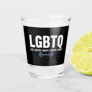 Verre A Shot Amant de gym LGBTQ Jambes Fessiers Biceps Triceps 