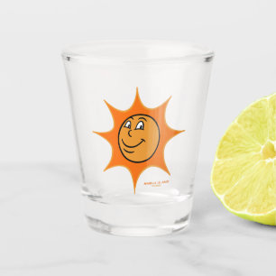 Verre A Shot Amelia Island Big Vintage Soleil souriant