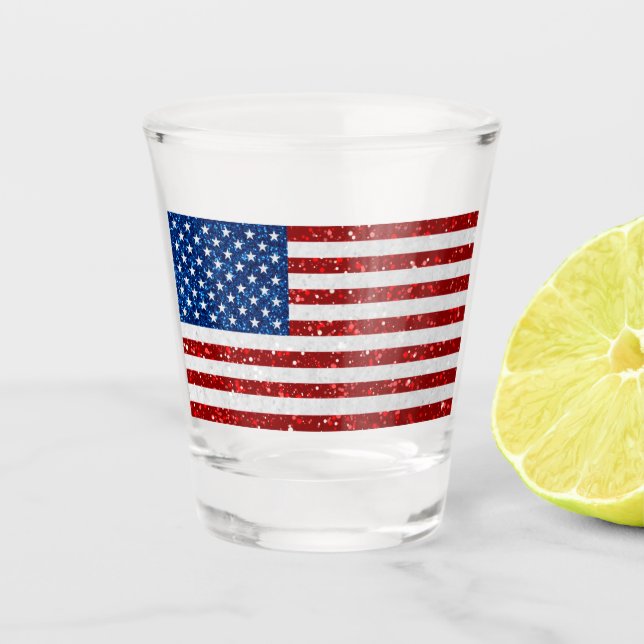 Verre A Shot American Flag (Devant)