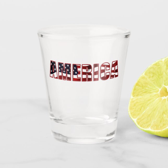 Verre A Shot Amérique (Devant)