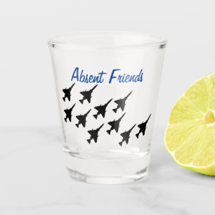 Verre A Shot Amis absents vitres de tir F4
